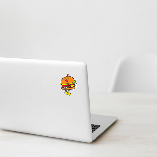 Happy Cheese Burger ✦ B-Side Label Sticker