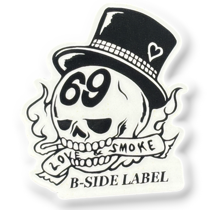 Love, Skull & Smoke ✦ B-Side Label Sticker