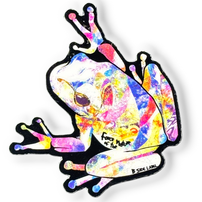 Force of Nature Frog ✦ B-Side Label Sticker
