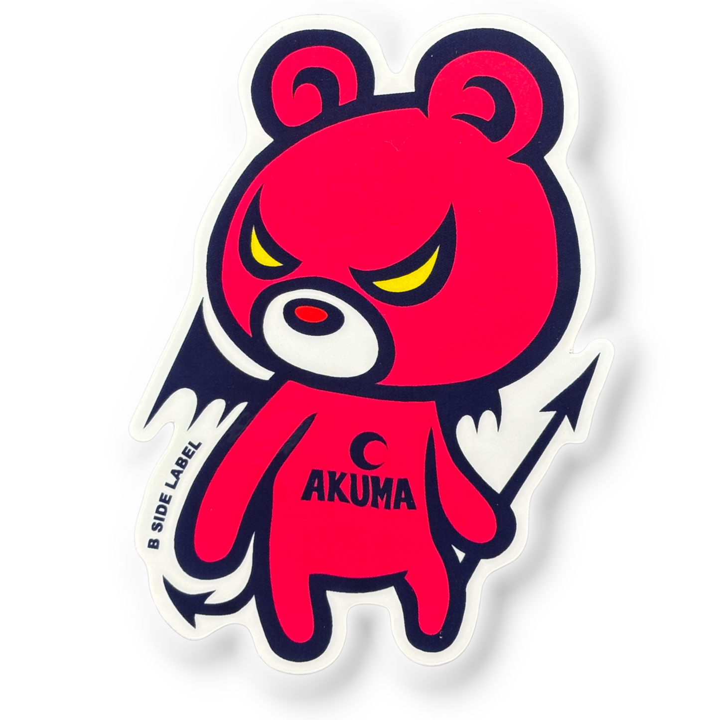 Winged Devil Bear ✦ B-Side Label Sticker
