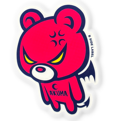 Winged Devil Bear ✦ B-Side Label Sticker