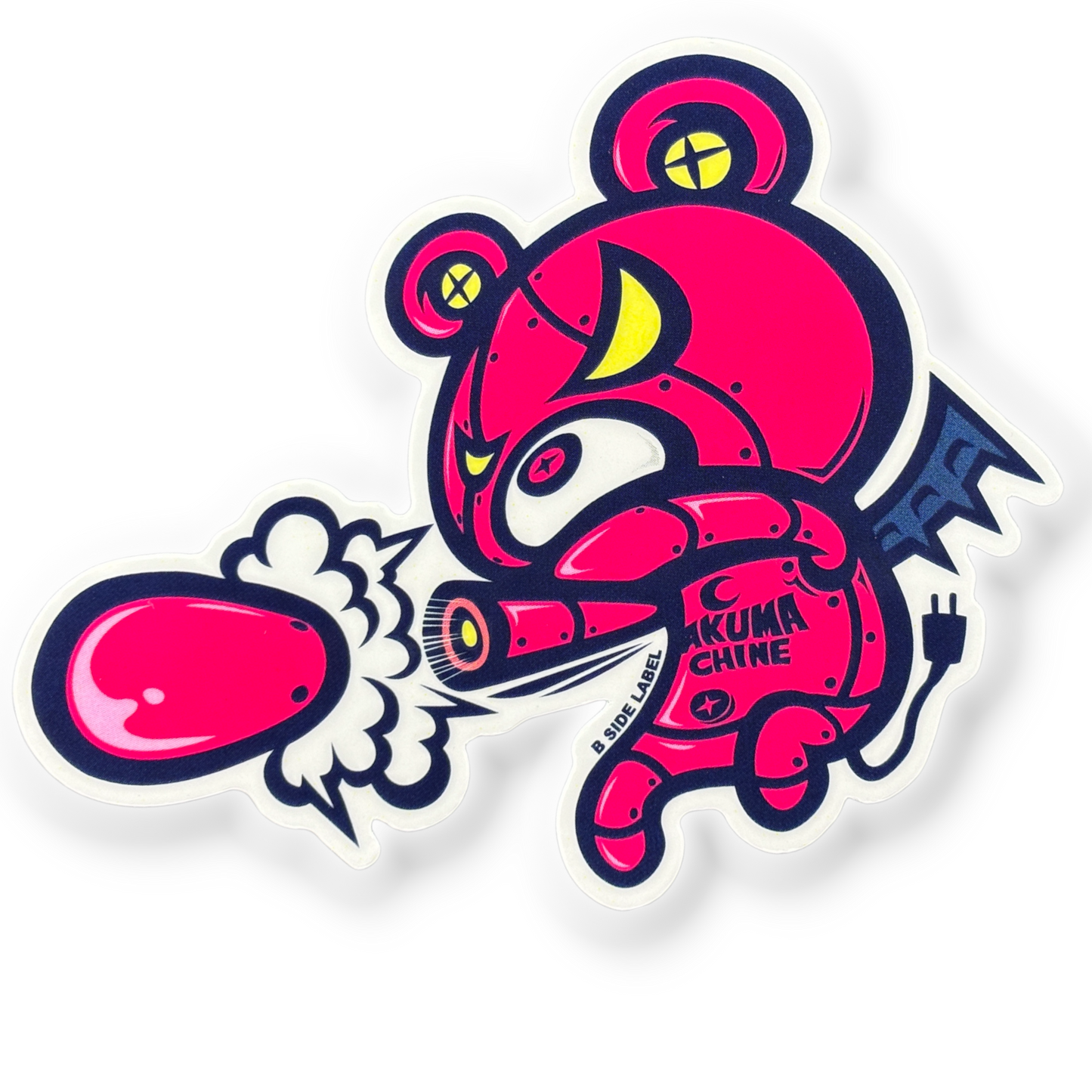 Winged Devil Bear ✦ B-Side Label Sticker
