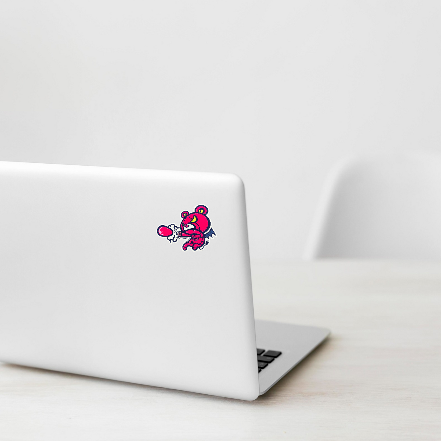 Winged Devil Bear ✦ B-Side Label Sticker
