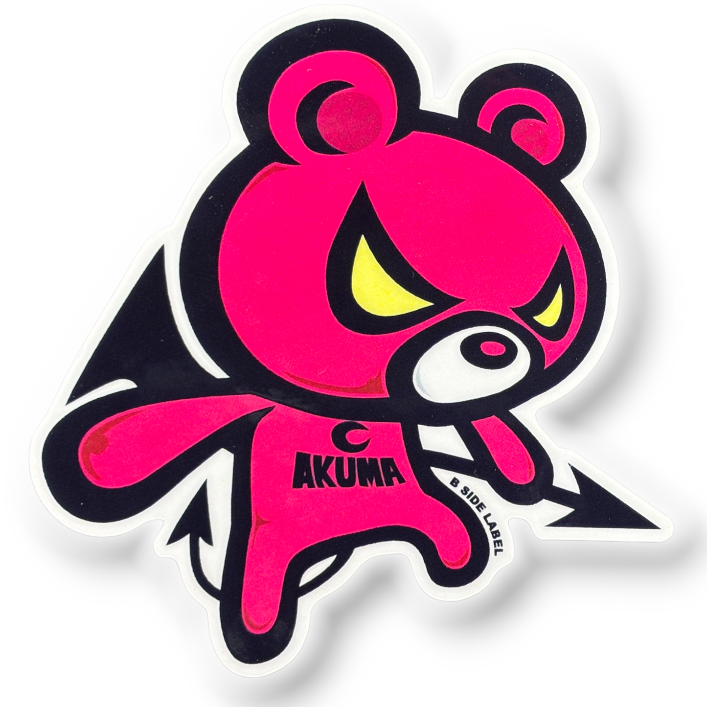 Winged Devil Bear ✦ B-Side Label Sticker