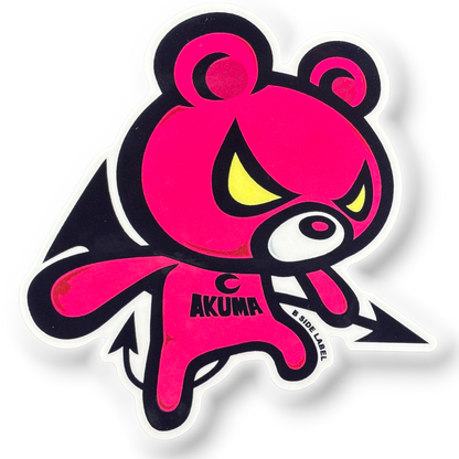 Winged Devil Bear ✦ B-Side Label Sticker