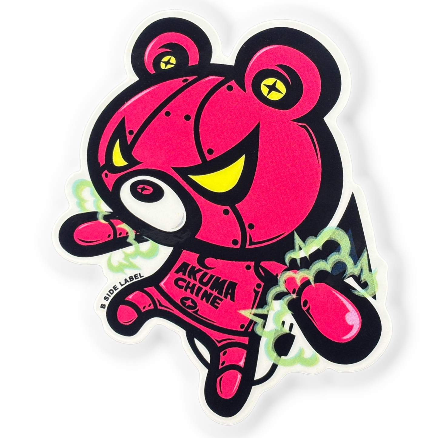 Winged Devil Bear ✦ B-Side Label Sticker