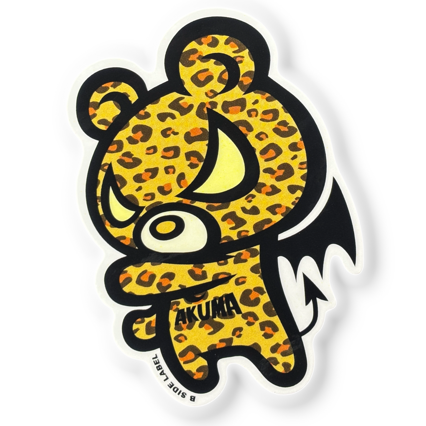Winged Devil Bear ✦ B-Side Label Sticker