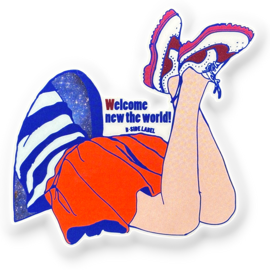 Girlie Fashion Warp ✦ B-Side Label Sticker