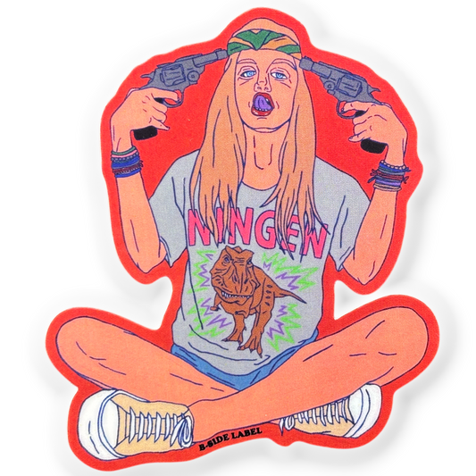Bandana Rebel Girlie ✦ B-Side Label Sticker