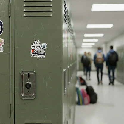 Online Shopping Cat ✦ B-Side Label Sticker