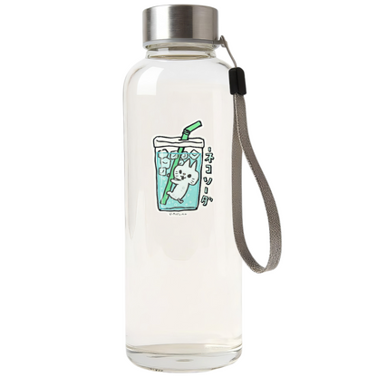 Kitty-Cat Soda Snorkel ✦ B-Side Label Sticker