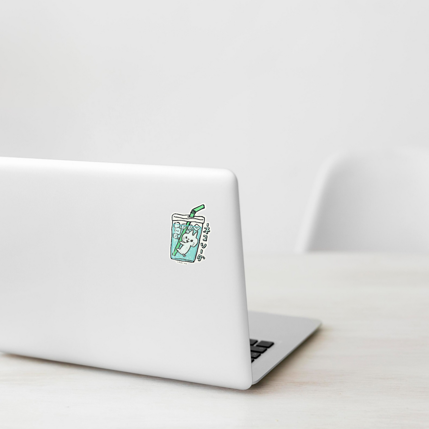 Kitty-Cat Soda Snorkel ✦ B-Side Label Sticker