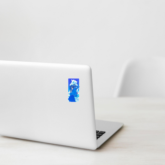 Blue Sky Girlie ✦ B-Side Label Sticker