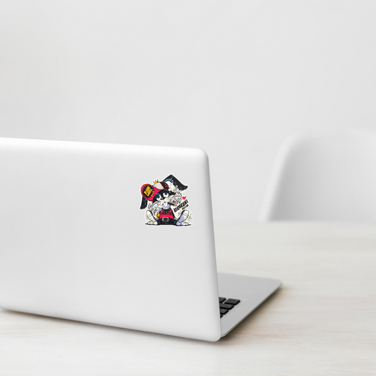 Chill Vibes Dog ✦ B-Side Label Sticker