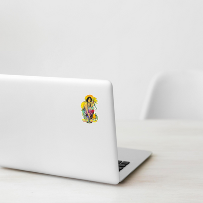 Citrus Lounge Girlie ✦ B-Side Label Sticker