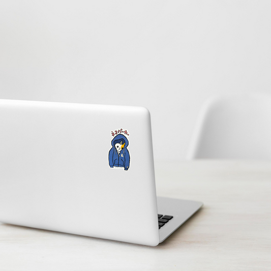 Cute Cat Hoodie ✦ B-Side Label Sticker