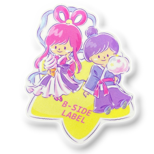 Cute Star Tanabata Couple ✦ B-Side Label Sticker