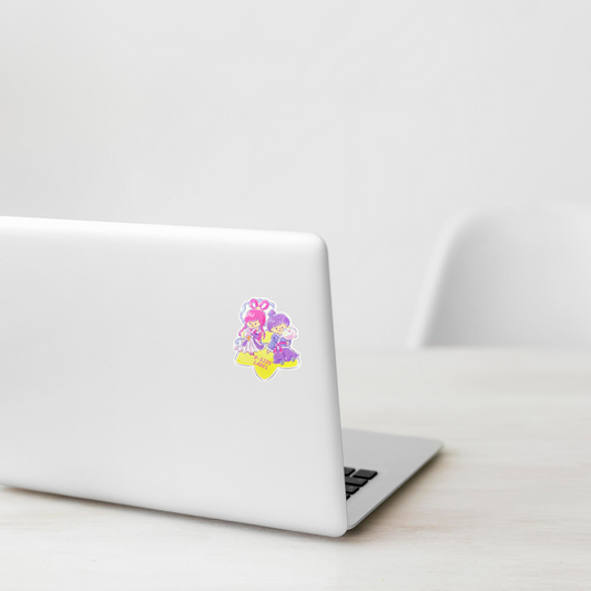 Cute Star Tanabata Couple ✦ B-Side Label Sticker