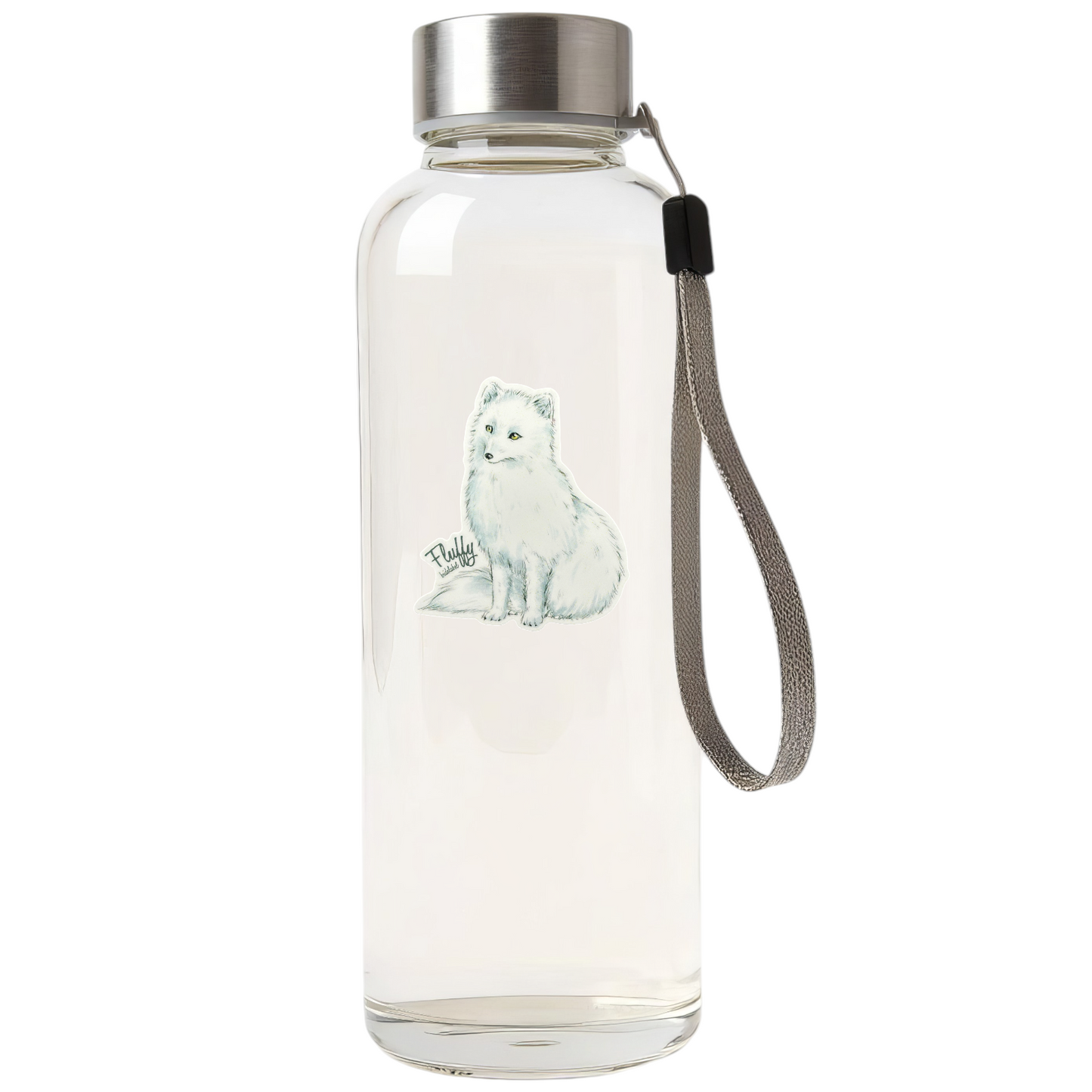 Fluffy Arctic Fox ✦ B-Side Label Sticker