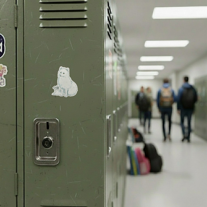 Fluffy Arctic Fox ✦ B-Side Label Sticker