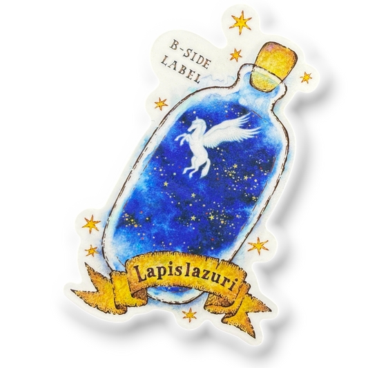 Pegasus Lapis Lazuli Bottle ✦ B-Side Label Sticker