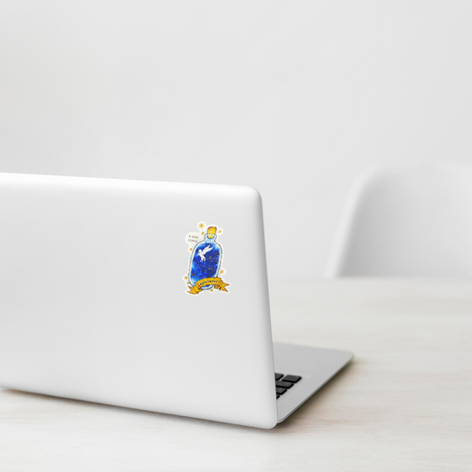 Pegasus Lapis Lazuli Bottle ✦ B-Side Label Sticker
