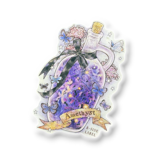 Amethyst Bottle ✦ B-Side Label Sticker