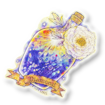 Diamond Bottle ✦ B-Side Label Sticker