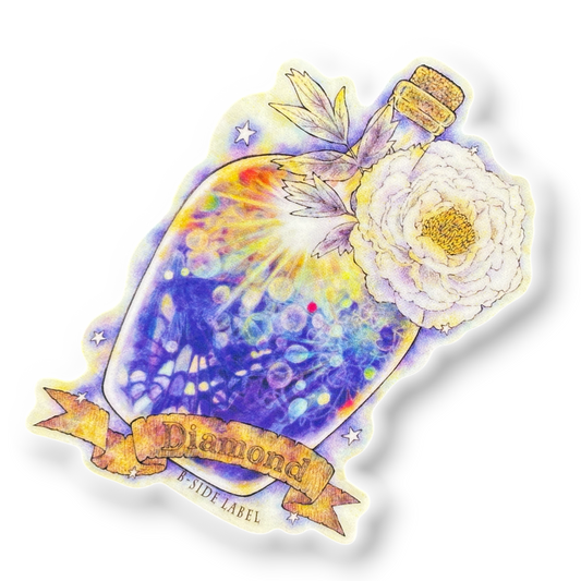 Diamond Bottle ✦ B-Side Label Sticker
