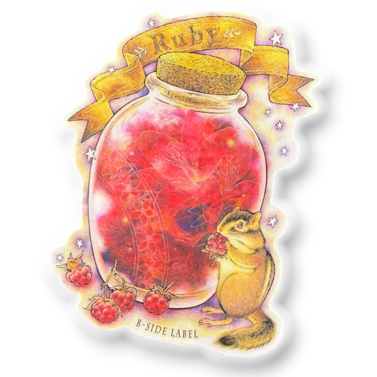 Ruby Bottle ✦ B-Side Label Sticker
