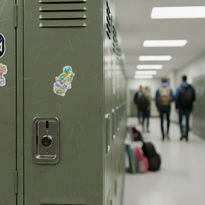 Dreamy Alice & Butterfly ✦ B-Side Label Sticker