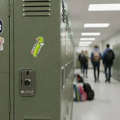 Adorable Green Snake ✦ B-Side Label Sticker