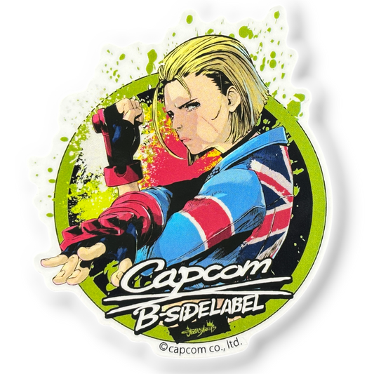 Street Fighter Cammy (Union Jack) ✦ B-Side Label Sticker