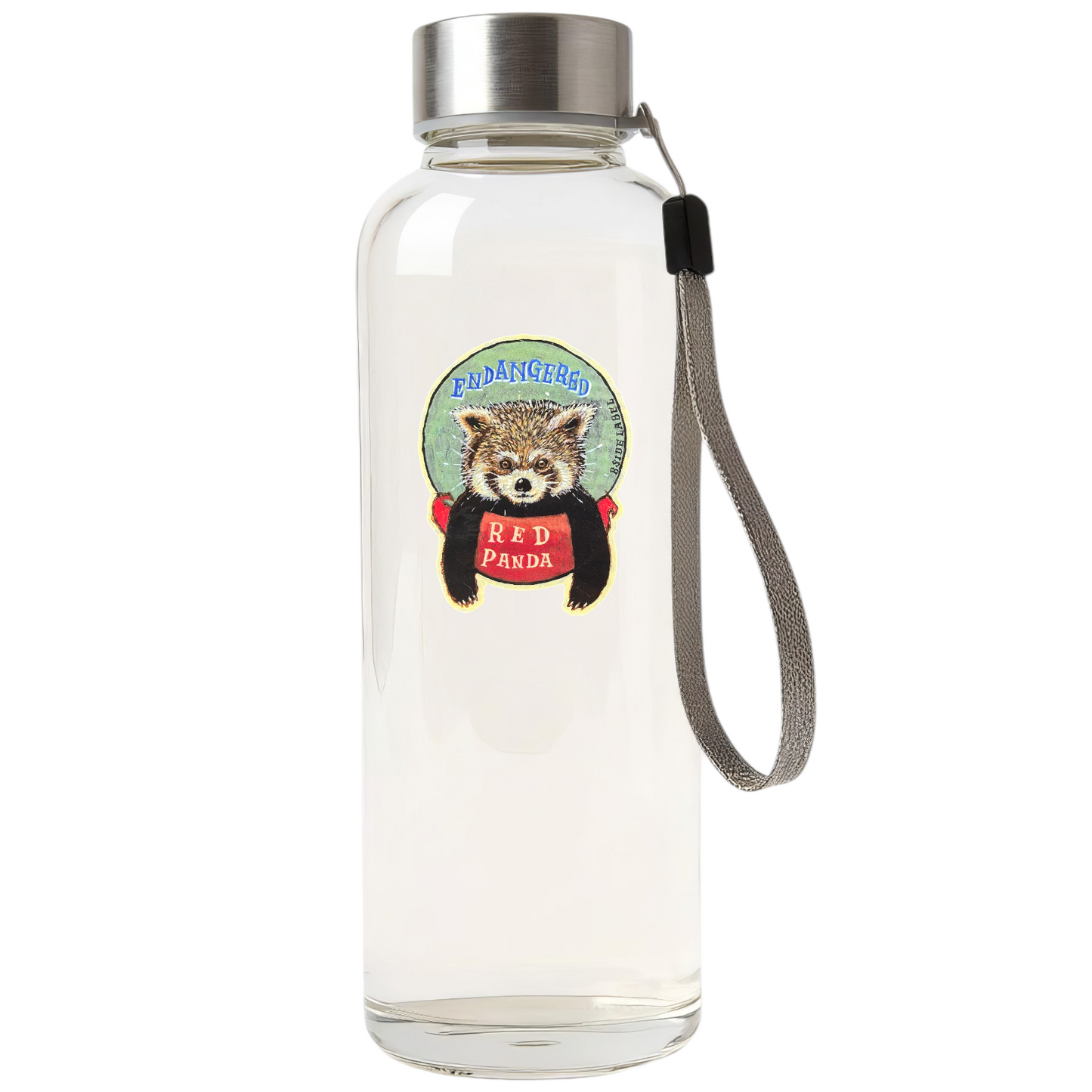 Red Panda Endangered ✦ B-Side Label Sticker