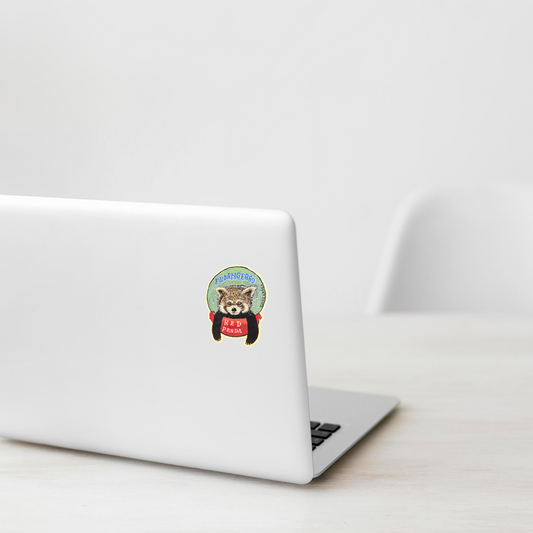 Red Panda Endangered ✦ B-Side Label Sticker