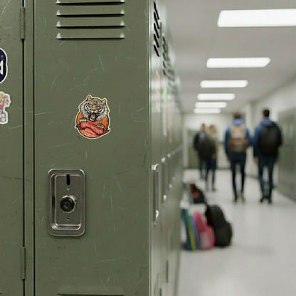 Sumatran Tiger Endangered ✦ B-Side Label Sticker