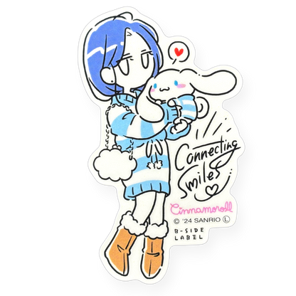 Sanrio Cinnamoroll & Girl✦ B-Side Label Sticker