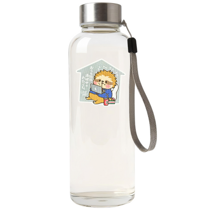 Cute Chubby Snacking Sloth ✦ B-Side Label Sticker