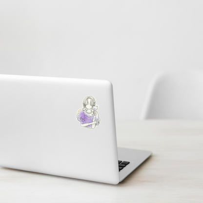 Lavender Elegance ✦ B-Side Label Sticker