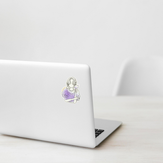 Lavender Elegance ✦ B-Side Label Sticker