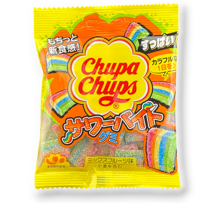 Kracie Chupa Chups Sour Rainbow Gummy ✦ Mixed Fruit ✦ Japanese Candy