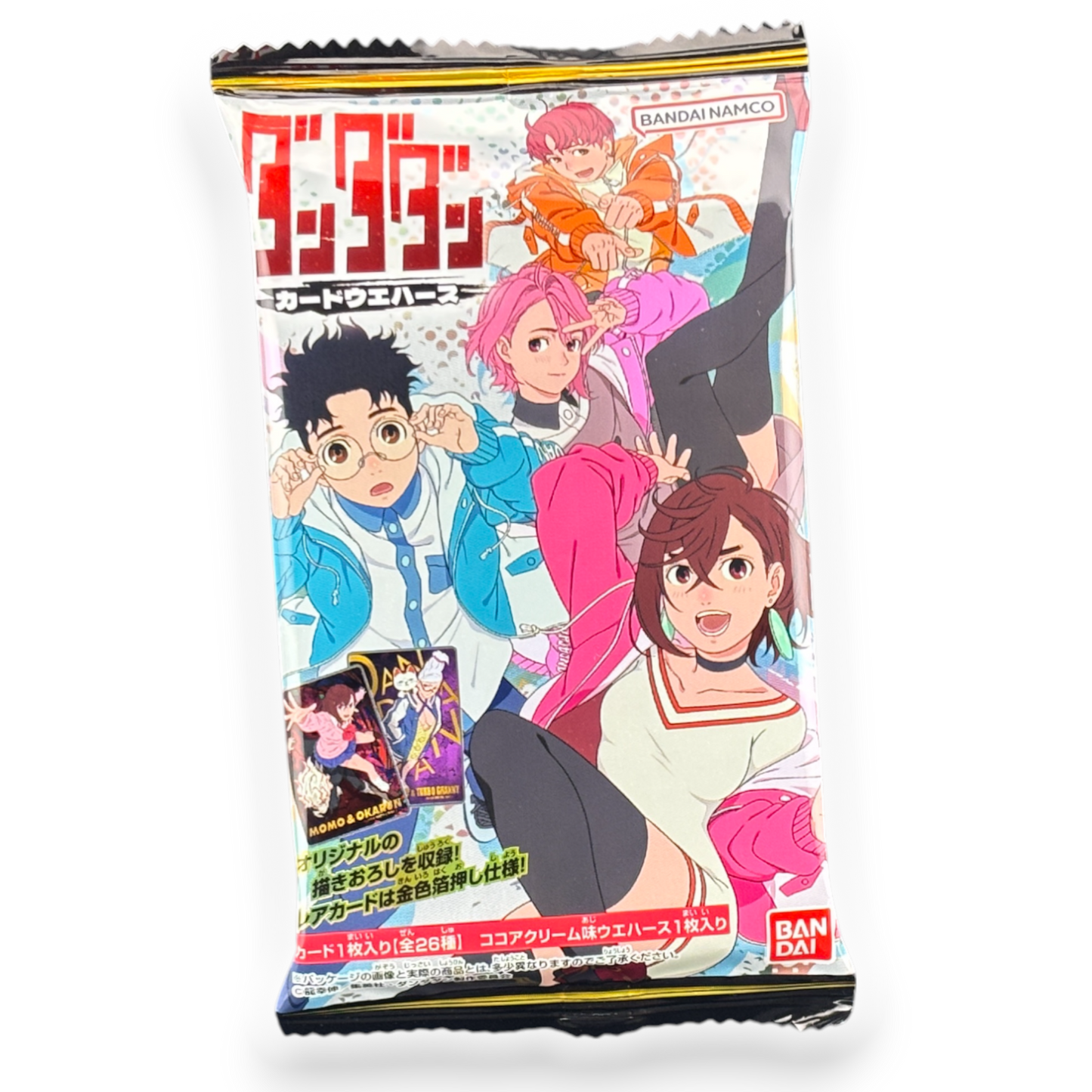 Bandai ✦ Oblea y tarjeta coleccionable Dandadan ✦ Crema de cacao