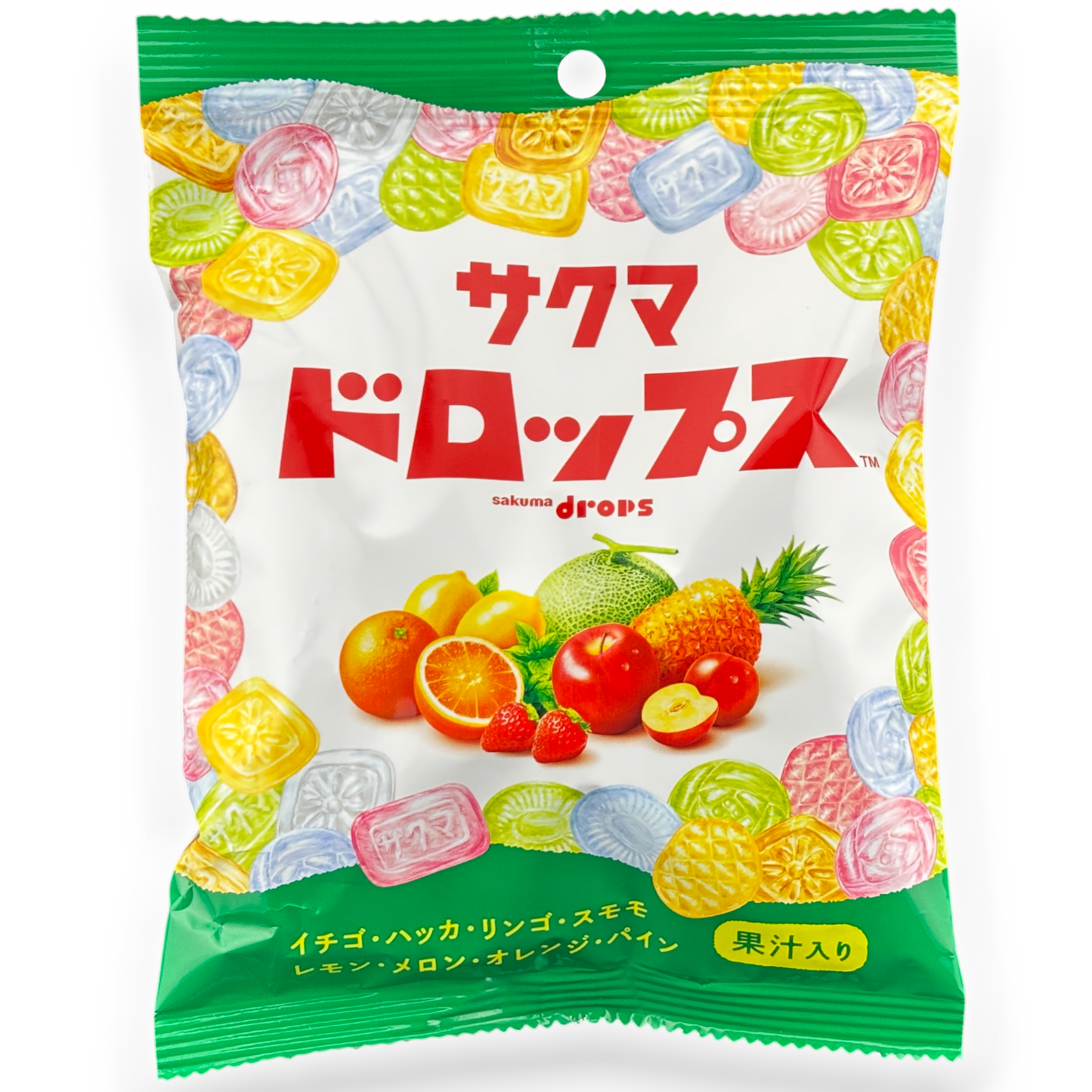 Sakuma ✦ Hard Candy Drops ✦ Assorted Fruits