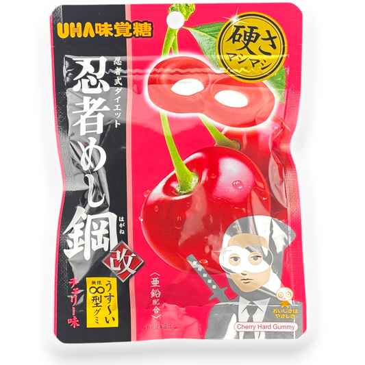 UHA ✦ Ninja Meshi Hard Gummy ✦ Cherry