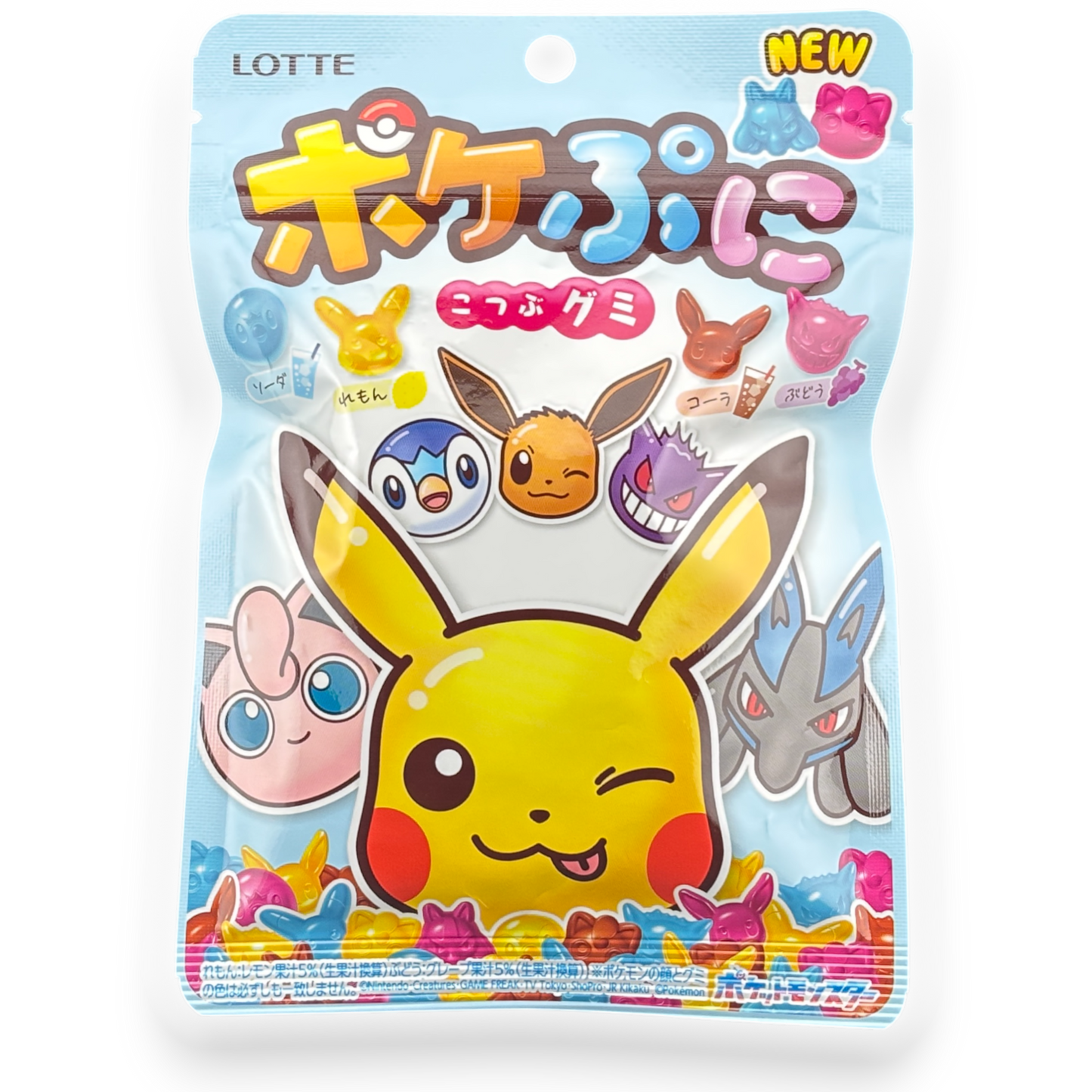 Lotte Pokémon Poke Puni Gummy ✦ Mixed Soda ✦ Japanese Candy