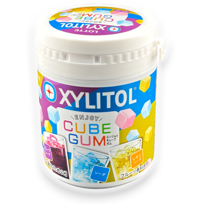 Lotte XYLITOL Cube Gum ✦ Mixed Soda ✦ Japanese Candy