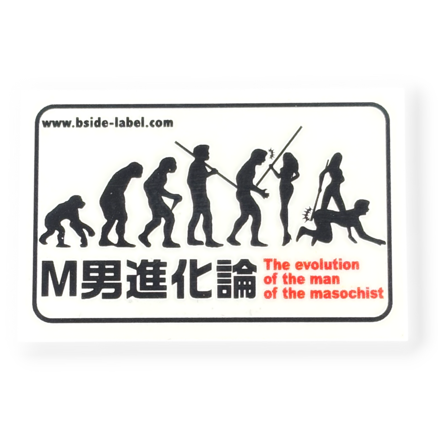 Evolution... Man to Masochist ✦ B-Side Label Sticker