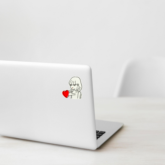 Big-Heart Girl ✦ B-Side Label Sticker