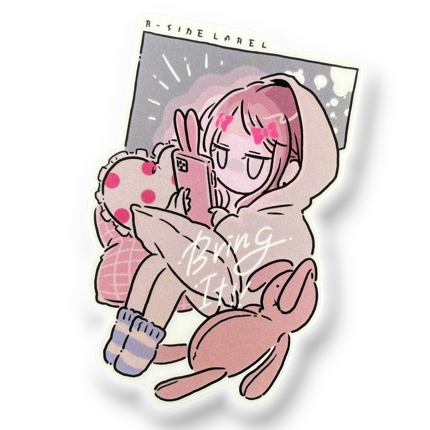 Late Night Scrolling ✦ B-Side Label Sticker