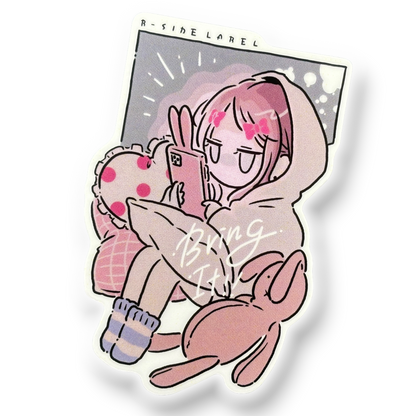 Late Night Scrolling ✦ B-Side Label Sticker
